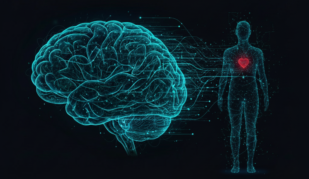Brain illustration representing neuroscience research